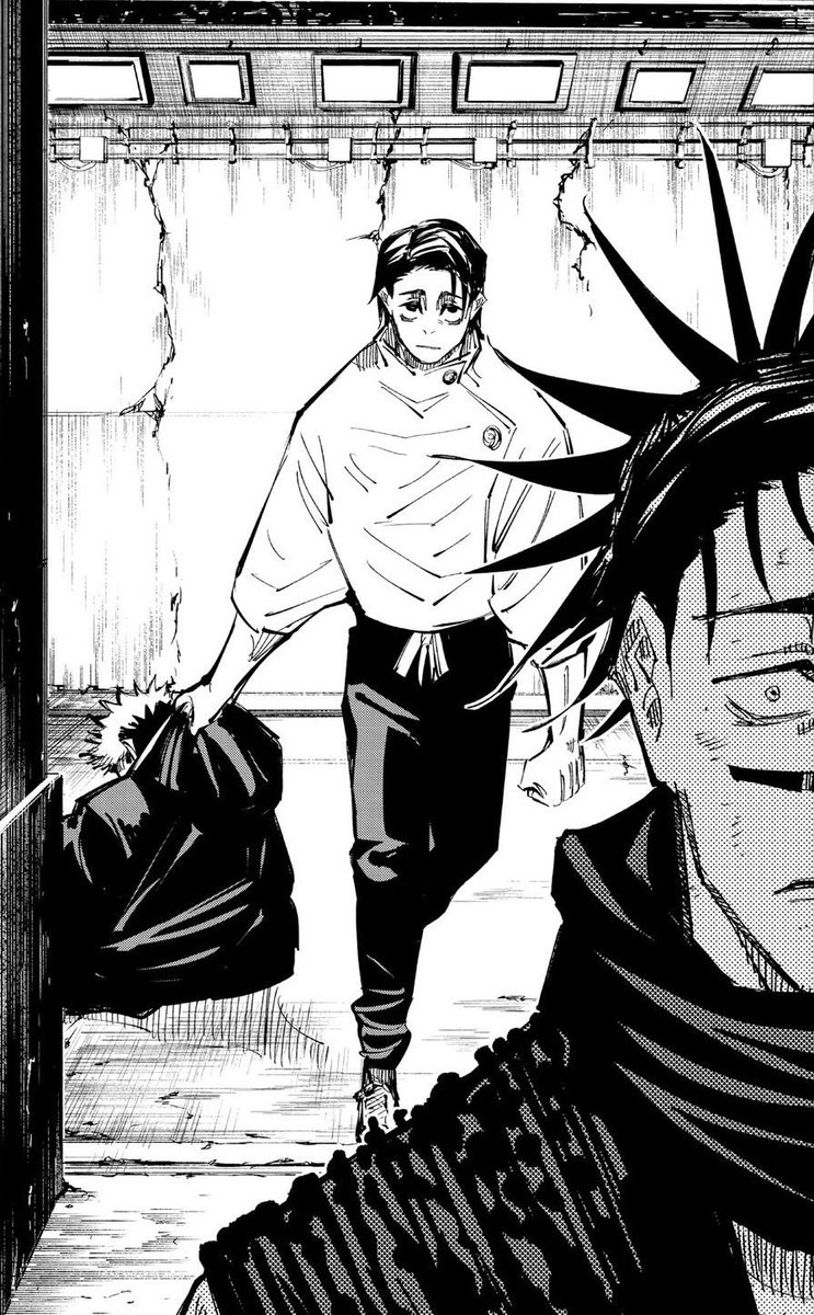 tojimiio's tweet photo. decir que varios capítulos atrás yuta quería ejecutar a yuji, y ahora ambos están trabajando juntos para derrotar a sukuna #jjk250leaks #jjk250spoilers https://t.co/1rbz1vBfV1