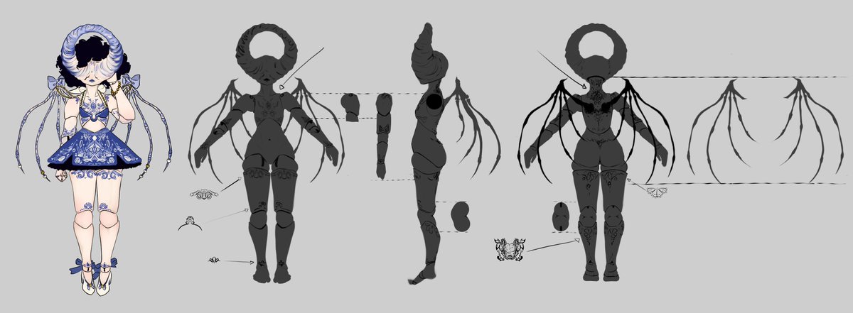 RavenBear66's tweet photo. another character and technical sheet https://t.co/68DTOm2Zb5