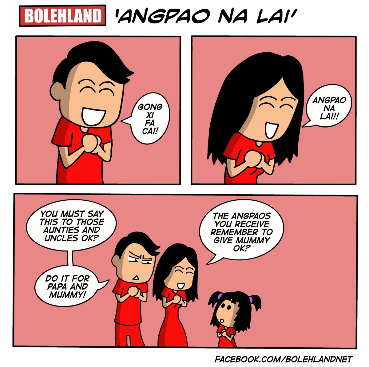 Bolehland_net's tweet photo. Are you on the giving end or receiving end?

Grab some vouchers while you can on Shopee! ~ https://t.co/ZqsnB3Vp5h

#ChineseNewYear #malaysia #bolehland #comics #angbao #family https://t.co/XkW2lxC3wf