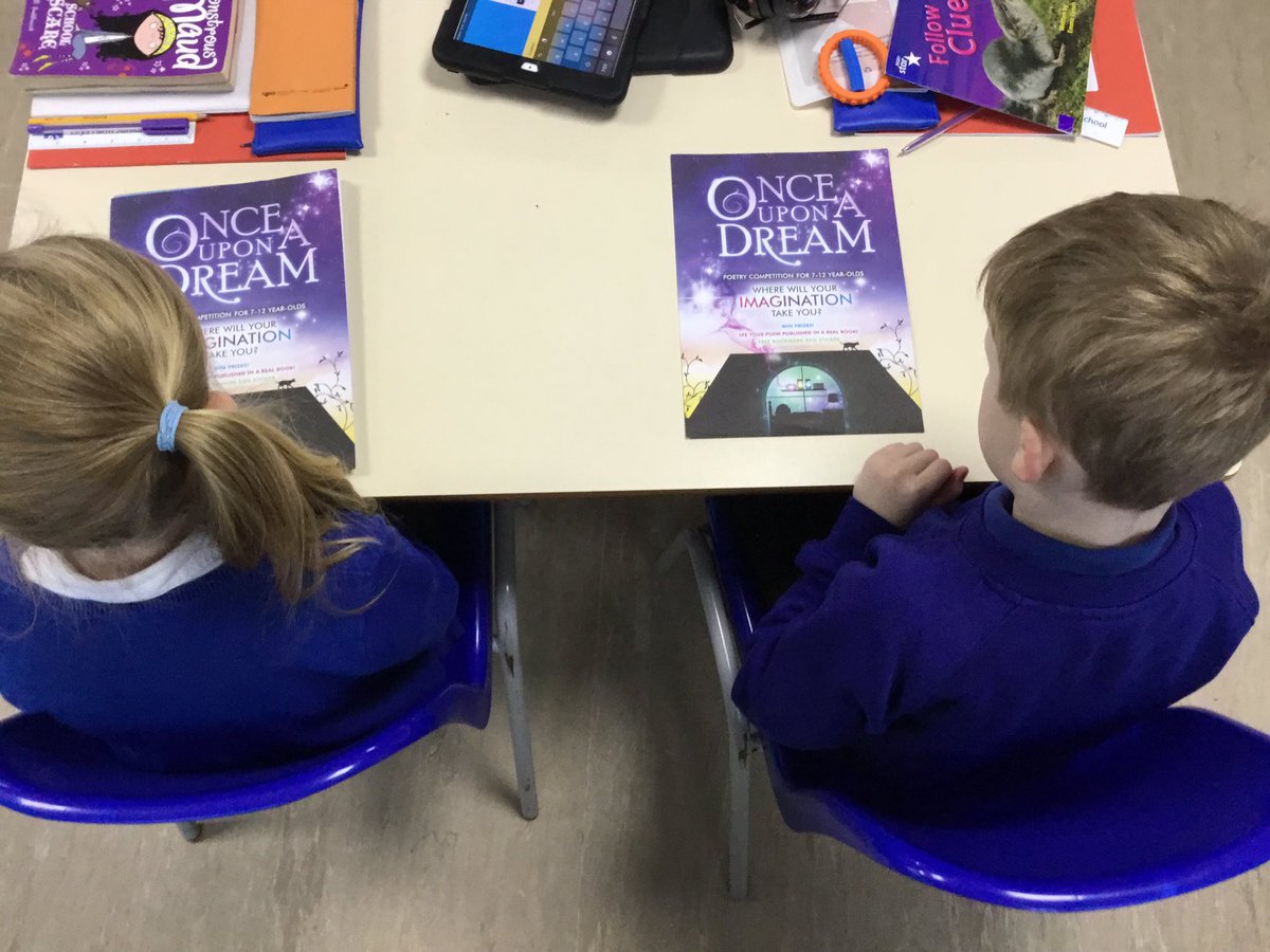 LeysFarm's tweet photo. Year 3 enjoyed taking part in the Once upon a dream competition. Fingers crossed for winning. #LFJSEnglish #LFJSPoetry @YoungWritersCW https://t.co/7273W0p5nf
