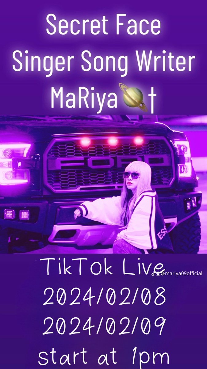CP_mariya_ist's tweet photo. Secret Face Singer Song Writer
MaRiya🪐†

TikTok Live
2.9 Start at 1pm
2.13 Start at 1pm
2.16 Start at 1pm

and also I'll try to do Only Subscription Live
2.13 Start at 3pm✨

#MaRiyaSong
 
TikTok↓
https://t.co/sRckj5H8Id https://t.co/StPnUgkjB1