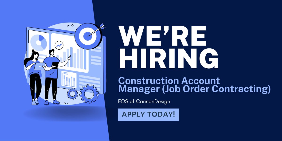 Do you have experience in #construction, #FacilitiesManagement or project management? We're #hiring for our #JobOrderContracting program. Come be a part of our growing team! ☀ San Francisco: cannondesign.com/careers/constr… 🌆 Los Angeles: cannondesign.com/careers/constr…
