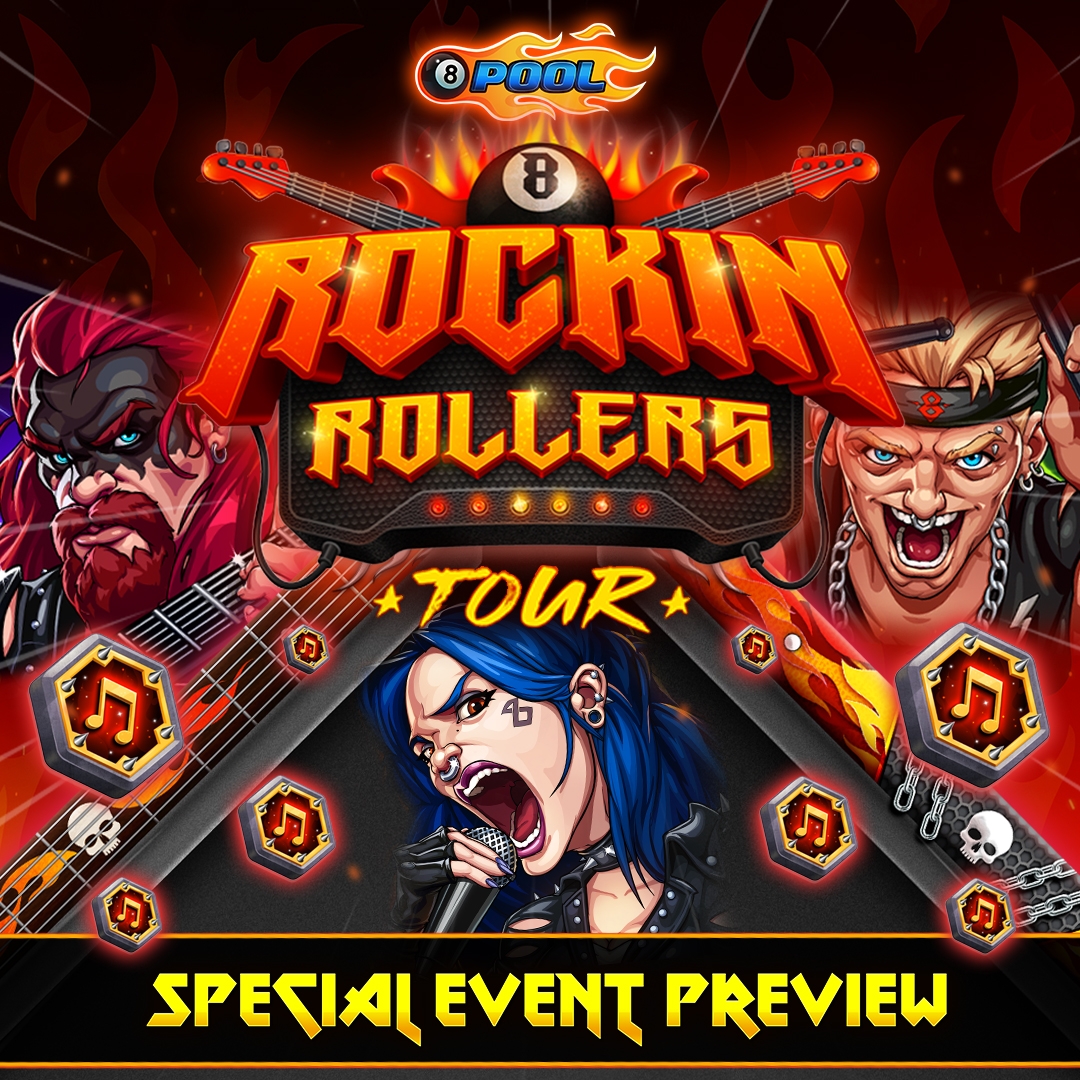 8ballpool's tweet image. Get ready to unlock a NEW #AnimatedAvatar in the next #8BallPool Special Event!  🎸 🎶

Exclusive Preview » mcgam.es/sNibiX

🗓️ Available from Fri Feb 16