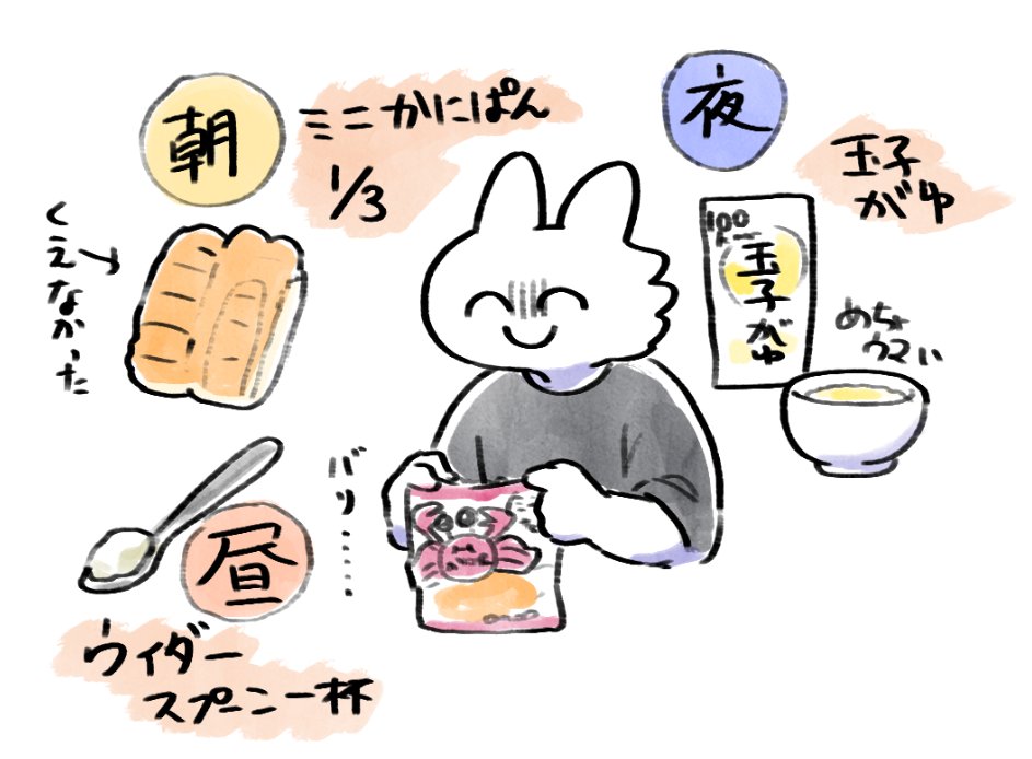 死んでた時の食事が一番終わってておもろかった図 