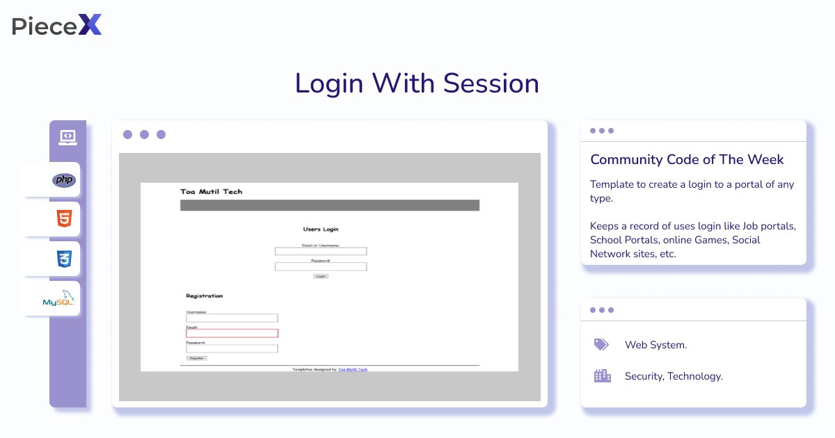 piecex_com's tweet photo. Create secure login portals for various applications with this Login with PHP session template.
Utilize session-based authentication for enhanced security. π
Download Now!
https://t.co/0fEpLzRHcT
#PHP #LoginPortal #SessionAuthentication https://t.co/vMdDmTWB3Q