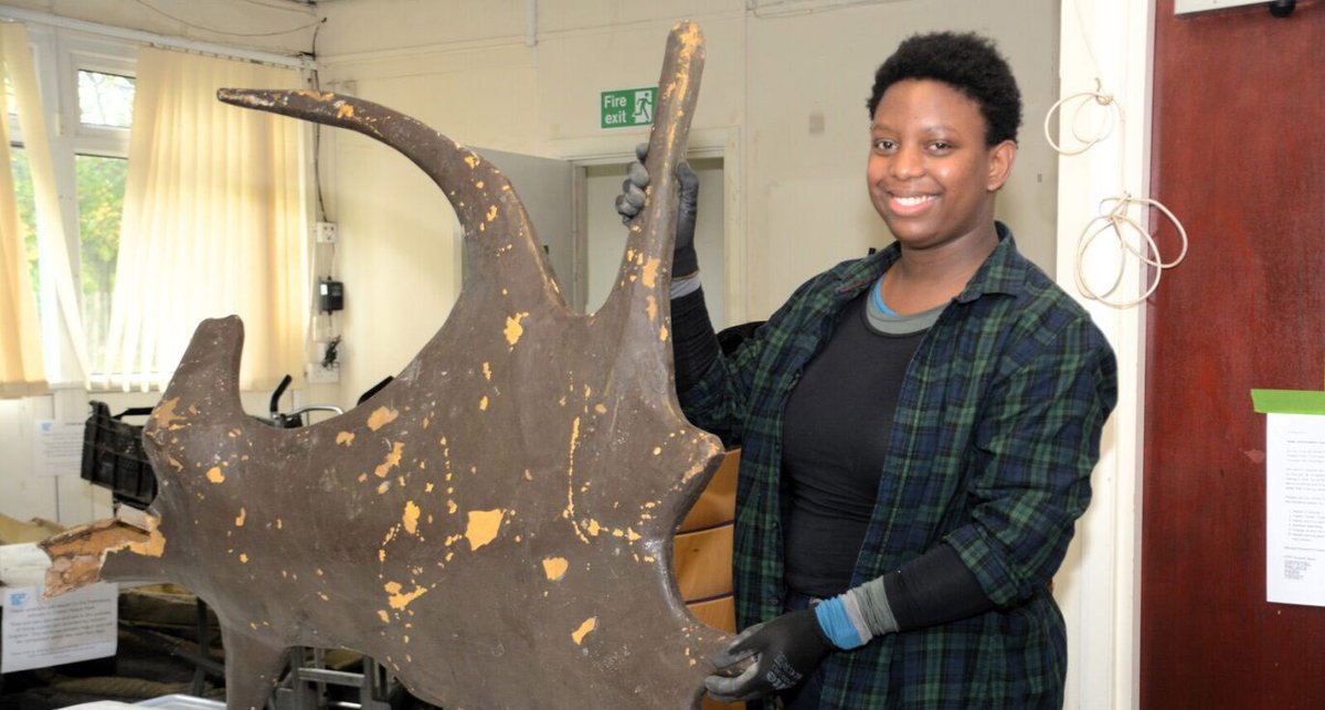 Our Emerging Talent Programme offers training apprenticeships for young people to open heritage careers to under-represented audiences. Read interviews with our current trainees ahead of the next round of applications in the spring. ➡️ bit.ly/47Ywq3X #NAW2024