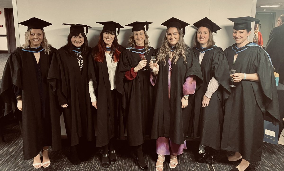 Hugely proud of these #teacherapprentice legends graduating today. So good to hear of the amazing work they are doing in their schools & the difference they are making to the young people they work with 💙 🙌 🤩 #proud 
#brightonforever 
#brightoneffect 
#brightonuniversity