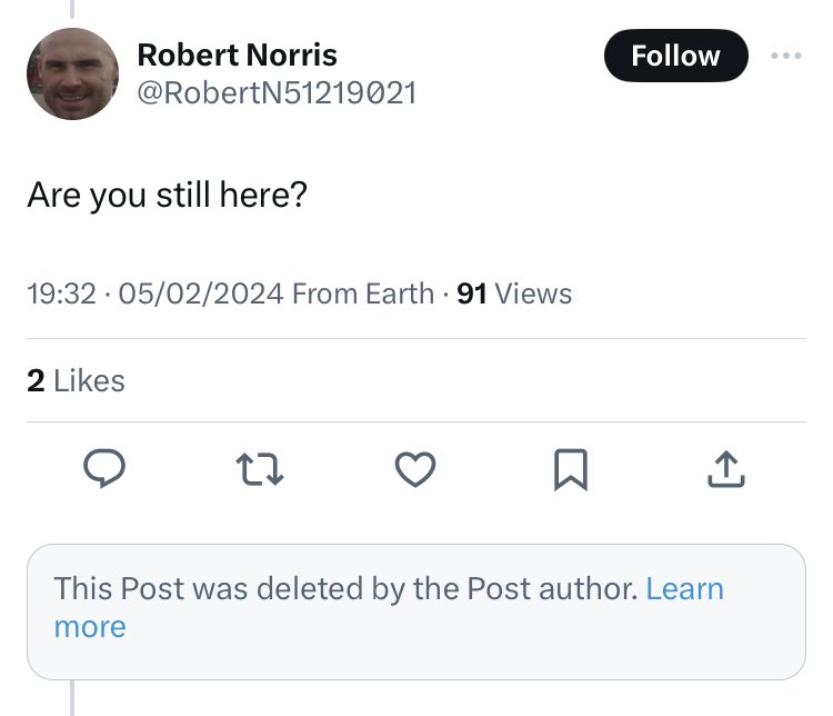 Very saddening when even your husband retracts his support for you 😢