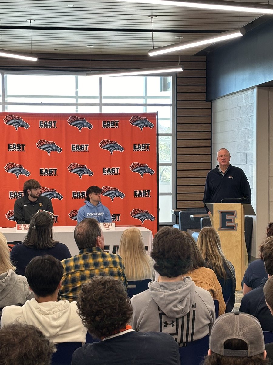 Congratulations to <a href="/M_J_Dunlap/">Mitchell Dunlap</a> on signing his NLI to <a href="/ETSUFootball/">ETSU Football</a>