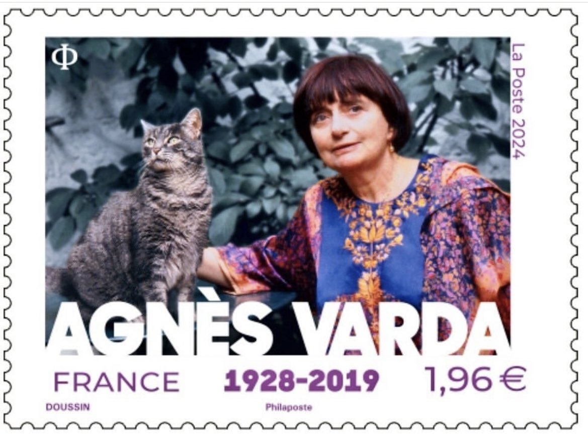 La Poste francese ha emesso un’edizione speciale di francobolli con Agnès Varda.