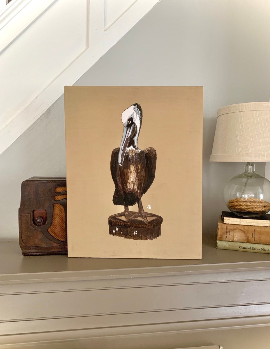 VSeagrape's tweet photo. 🐕 Big deals! Art, Vintage Wall Art of Quilted Pelican on Pylon, Vintage Fabric Art Featuring Cheeky Pelican, Coastal Home Decor, Vintage Home Nautical only at $75.00 on https://t.co/puzE56S31X Hurry. #art #VintageArt https://t.co/cIdHIRtAoE