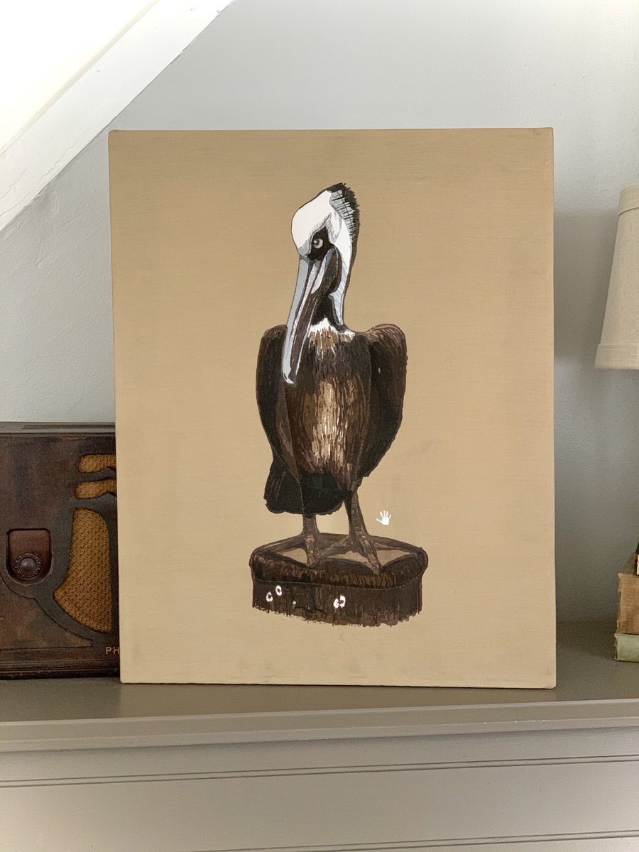 VSeagrape's tweet photo. 🐕 Big deals! Art, Vintage Wall Art of Quilted Pelican on Pylon, Vintage Fabric Art Featuring Cheeky Pelican, Coastal Home Decor, Vintage Home Nautical only at $75.00 on https://t.co/puzE56S31X Hurry. #art #VintageArt https://t.co/cIdHIRtAoE