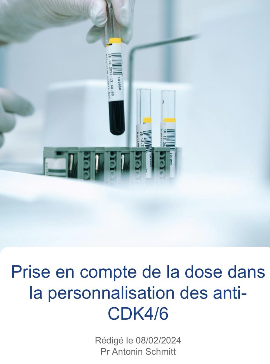 📄 Nouvel article disponible 

❓Devrions nous personnaliser la dose des inhibiteurs de CDK4/6 ? 

C’est la question que nous avons posée au Pr Antonin Schmitt, Professeur au CGFL - Centre Georges-François Leclerc 

📲 A découvrir dès maintenant sur l’application #Oncoclic