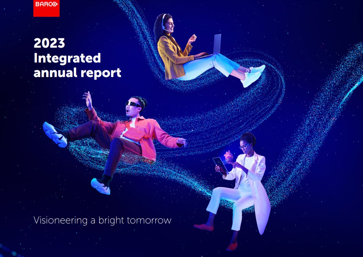 How was 2023 for Barco? Learn more in our brand-new integrated #annualreport ➡️ ow.ly/aA0250Qz7ji #BarcoIR #visioneering