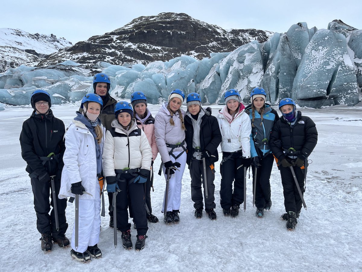 HSofG's tweet photo. #HSOGIceland #HSOGGeography on the glacier https://t.co/cdz0v7NrNC