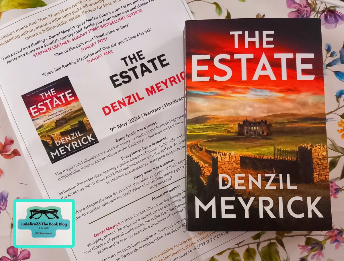 Huge thanks to @Lochlomonden & @TransworldBooks for so kindly sending me a copy of #TheEstate the new #StandAlone by #DenzilMeyrick out in #May #SoGrateful #BookPost #BookTwitter #BookChums #BookBlogger #BookReader ❤️🙏🏻❤️