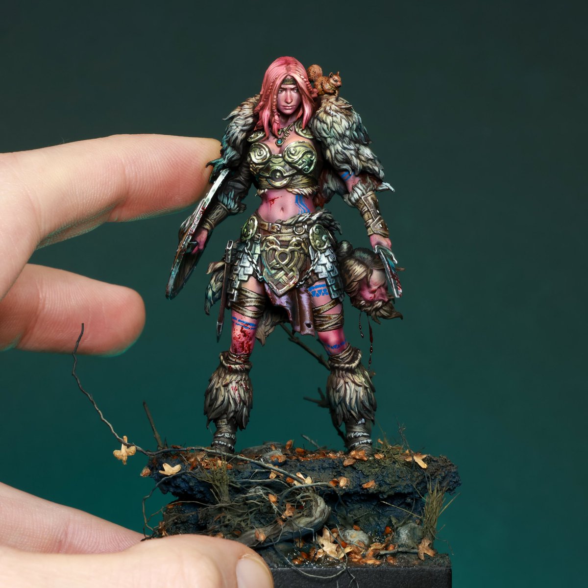 New artwork with this magnificent miniature of Aradia. Take a look at their Ks that they will release in February.  Surely there are minis you like. 😊 

kickstarter.com/projects/aradi…

#sergiocalvominiatures #aradia #painting #fantasyartwork #collector #warhammer