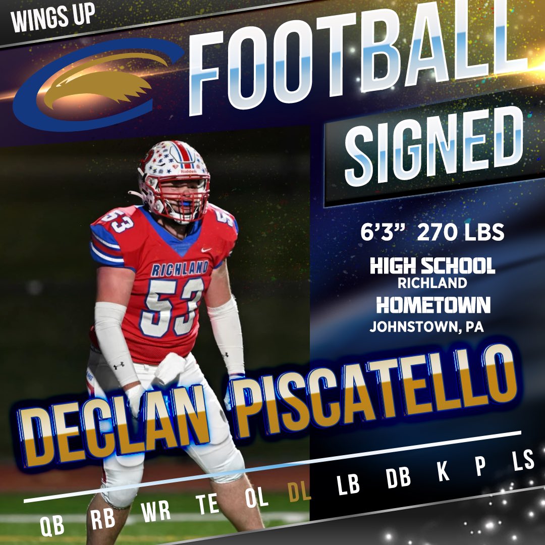 Piscatello is Clarion bound! Welcome home, @DPiscatello #WingsUp | #NSD24