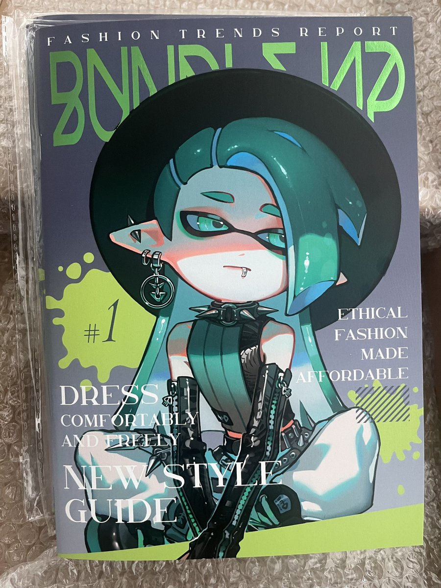 KuDoom444's tweet image. 前段时间参加的splatoon合志～到啦～✨