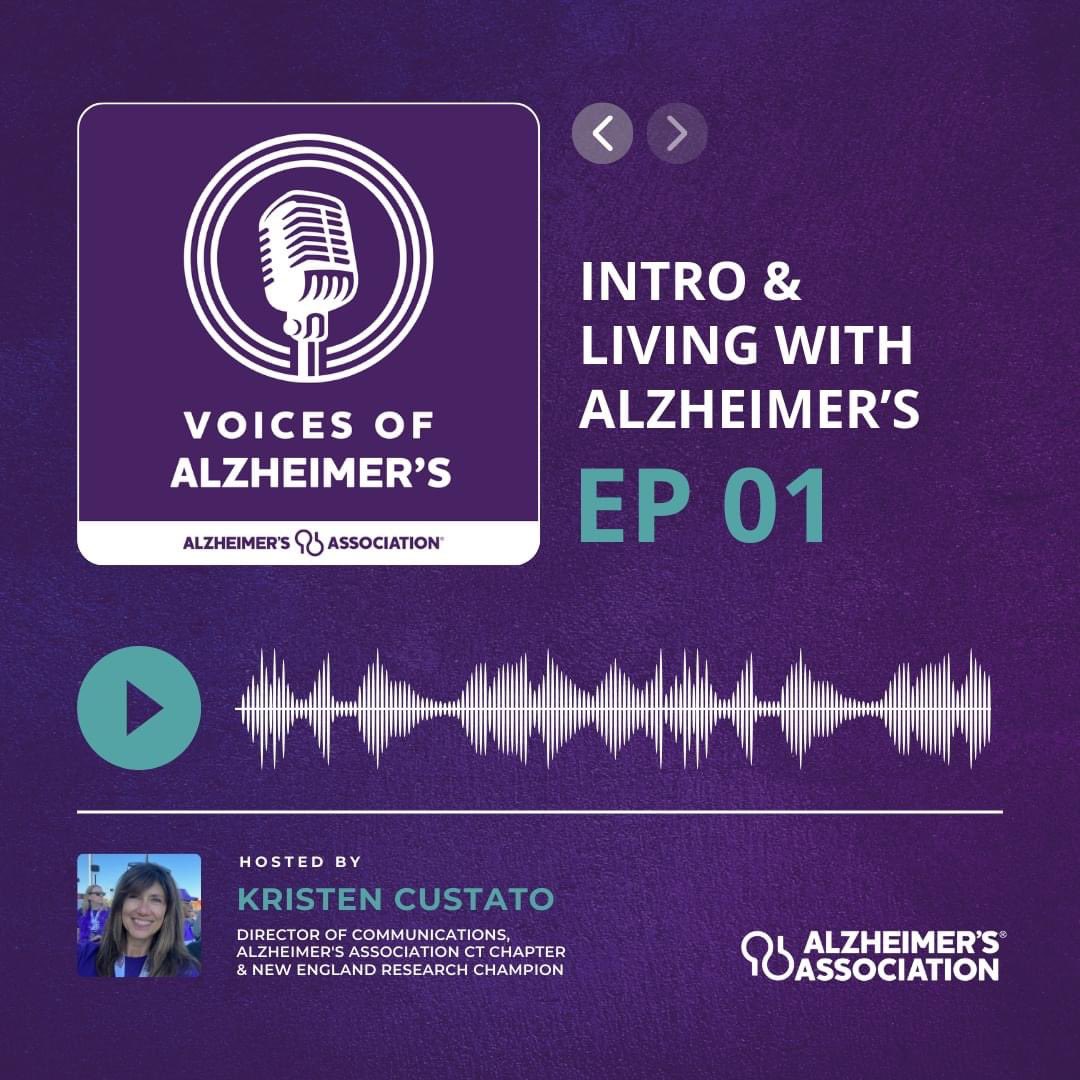 Our new podcast, Voices of Alzheimer’s, is here! First hand experiences from those navigating their journey with dementia, care professionals & more. Hear Pamela Smith is living with Alzheimer’s and is an advocate from Middlebury, VT, via Spotify today! podcasters.spotify.com/pod/show/voice…