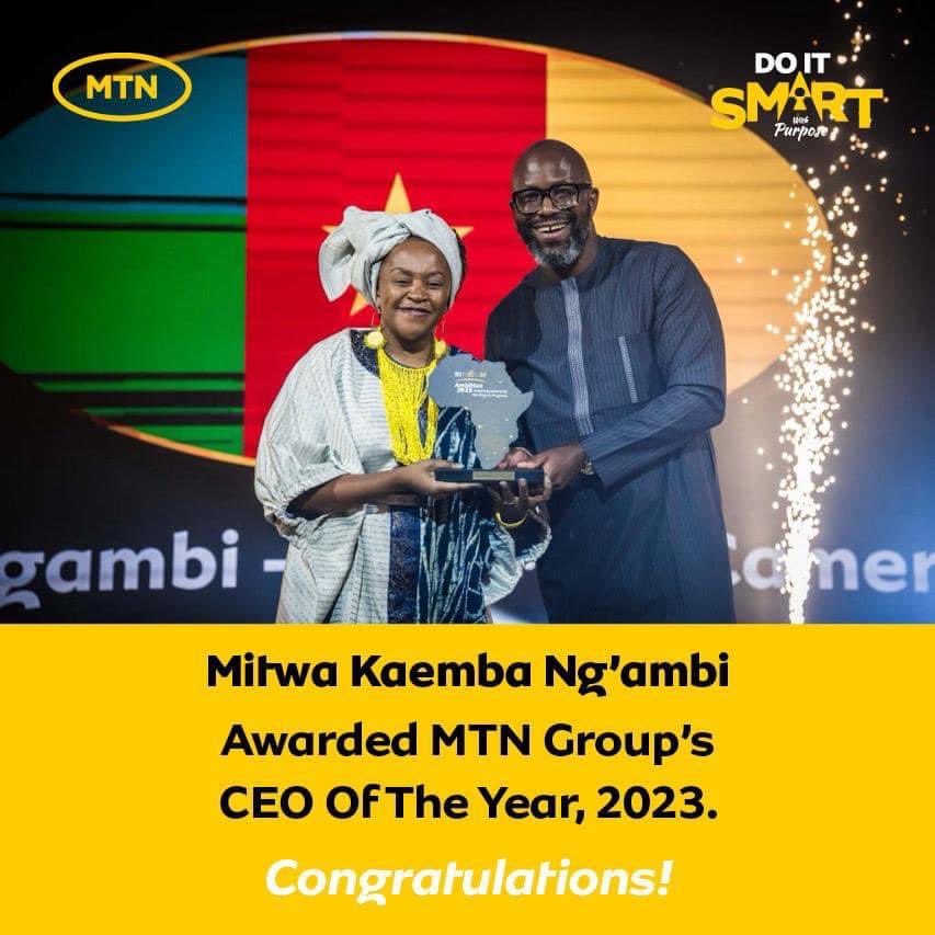 g_disu's tweet photo. Soooo sooo proud of my Zamby Bestie @mkngambi ! No one bleeds yellow and works harder than this lady right here! Well deserved and MTN is so lucky to have you on the team! #BawseLady https://t.co/smnQamRsXE