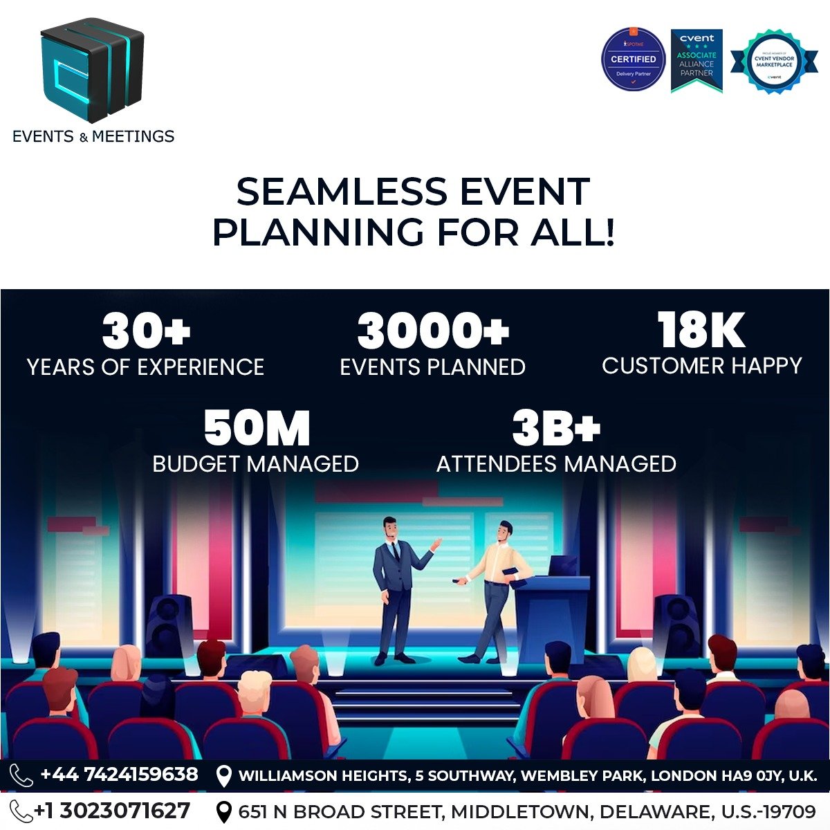 From inception to execution, our seasoned expertise ensures flawless event planning.

🌐 eventsandmeetings.co

#TechForEvents #EventExcellence #EventInnovation #EventsAndTech #EventTechSolutions #FutureOfEvents #cvent #spotme #eventtechsolutions #eventsandmeetings