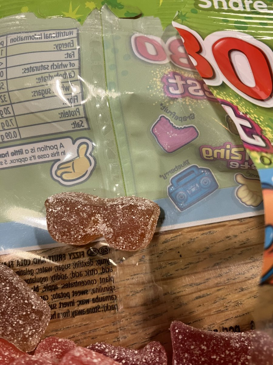 JonnBS4's tweet photo. @HariboUKI_ when did you start making sweets that look like boobs?! 
Incidentally, the sweets aren’t very nice! https://t.co/TFBu4CvCZx