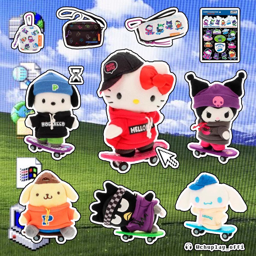 chuplay_offi's tweet image. .•♡ᖰ^ ̳. ̫ . ̳^ᖳ♡•. #RT + #Follow 이벤트

♡  산리오  ♡  「  스케이트보드  」  시리즈

⋆   추첨 1분께 스케이트보드를 타고 있는 귀여운
　 산리오 스트랩을 보내드려요 ♡ ~ (๑ - ⩊ - )

⋆   마스코트 • 인형 • 키링 등  《 7月 발매 》

｡⋆ 🛹 ˚ ☆ 🔗 witchform.com/deposit_form/5…