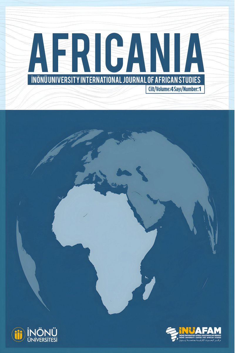 Africania - İnönü Üniversitesi Uluslararası Afrika Araştırmaları Dergisi 7. Sayısı (4.Cilt 1.Sayı) yayınlandı.   Africania Dergisi'ni dergipark.org.tr/tr/pub/african… adresinden indirebilirsiniz.  

#Africania 
#İnüAfam 
#AfricanStudies

@ismailsoylemez_