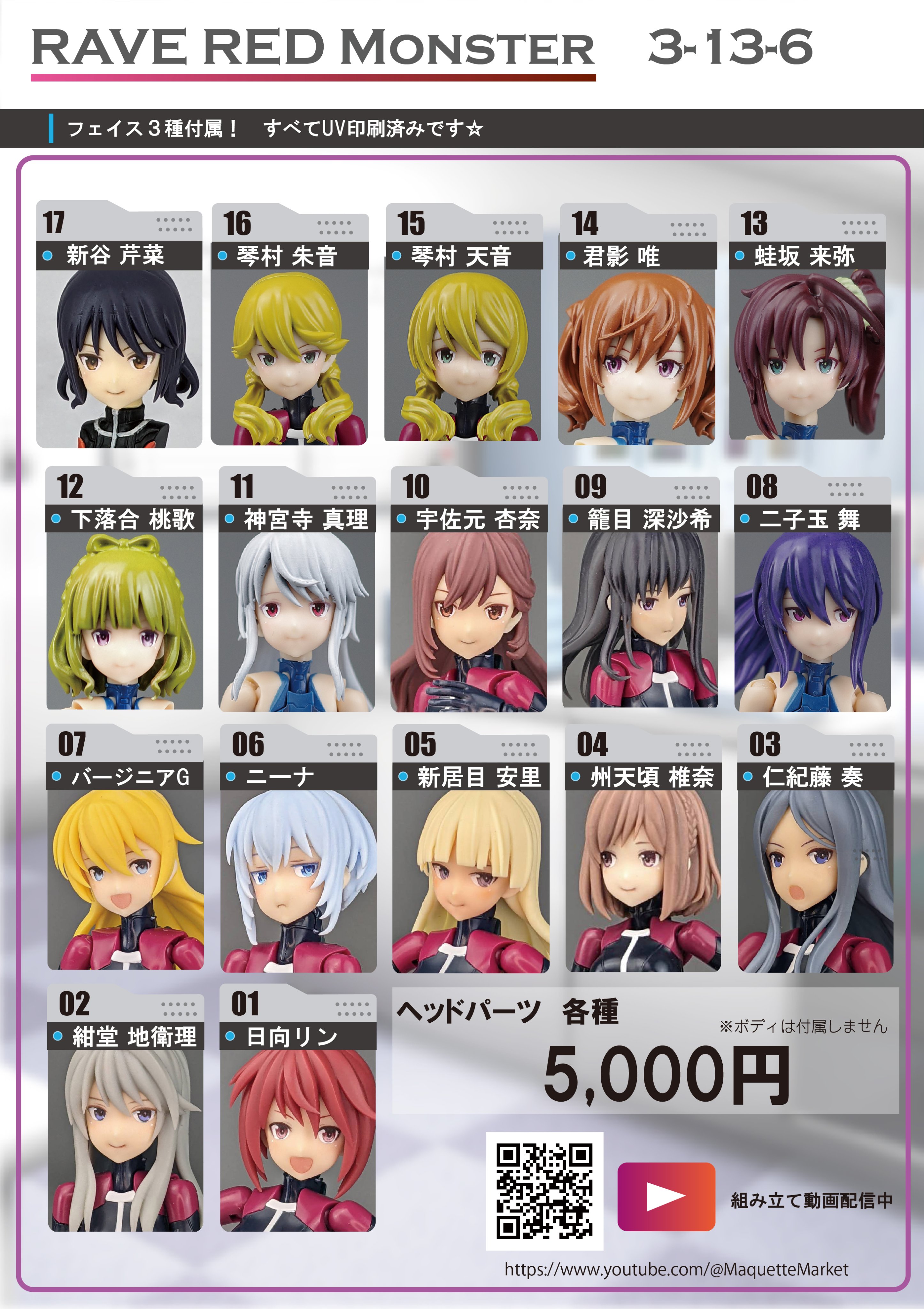 アリスギア アイギス 日向リン ヘッドパーツセット - メルカリ
