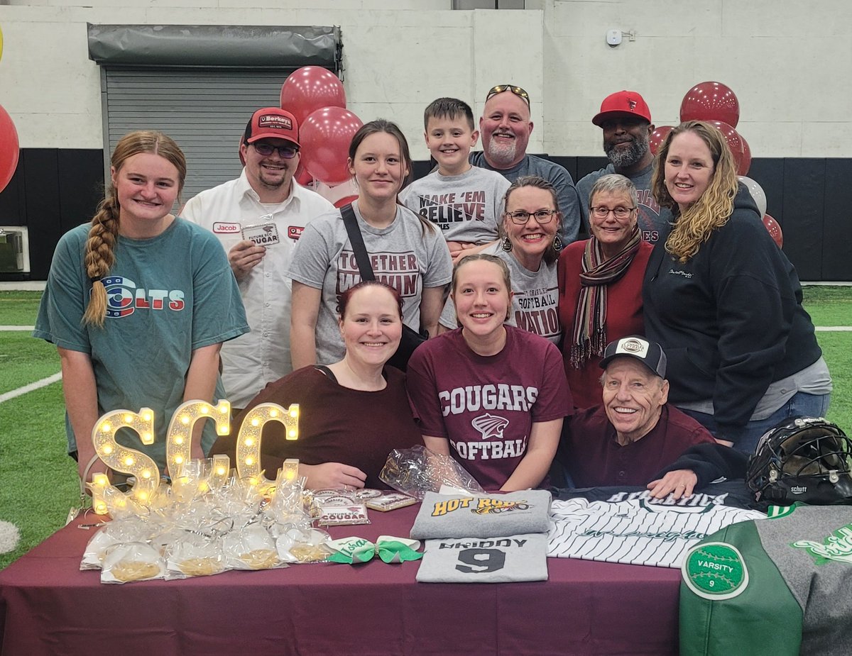 Isbell Priddy #9 @IPRIDDY (@ipriddy1) on Twitter photo From t-ball for fun to signing with SCC to play college ball on National Woman and Girls Sports Day! Can't wait to be a Cougar! #9 for life, catcher forever! <a href="/SCCougsSoftball/">St. Charles CC Softball</a>
<a href="/AHSColtsoftball/">AHS Colt Softball</a>
<a href="/catcher/">Catcher</a> From t-ball for fun to signing with SCC to play college ball on National Woman and Girls Sports Day! Can't wait to be a Cougar! #9 for life, catcher forever! <a href="/SCCougsSoftball/">St. Charles CC Softball</a>
<a href="/AHSColtsoftball/">AHS Colt Softball</a>
<a href="/catcher/">Catcher</a>