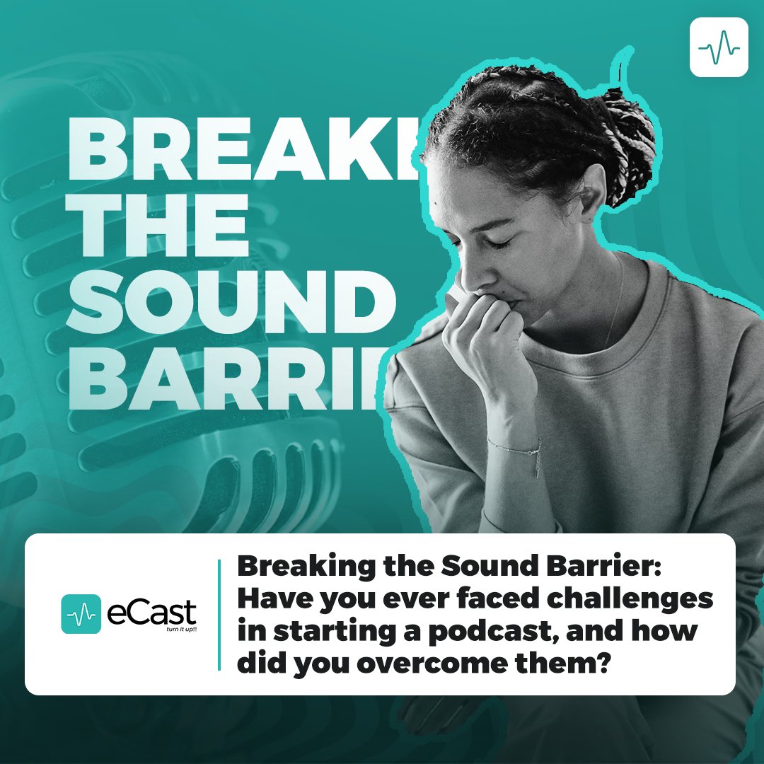 khali_africa's tweet photo. Have you ever faced a challenge yourself in starting a podcast? How did you overcome it? How are you currently navigating the challenges of podcasting and keeping the flame alive?
Share your insights with us!
#PodcastingStruggles #PODFADESurvivor #eCast https://t.co/M39DwdPnvs