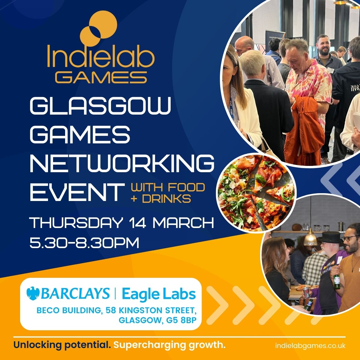 🏴󠁧󠁢󠁳󠁣󠁴󠁿🎮 We are delighted to be hosting a Games networking evening on March 14th 2024 for the Scottish Games sector. Come along for food and drinks, meet/catch up with other studios from the region and hear more from the Indielab Games team. Sign-up here 👉 loom.ly/0s6v4KY