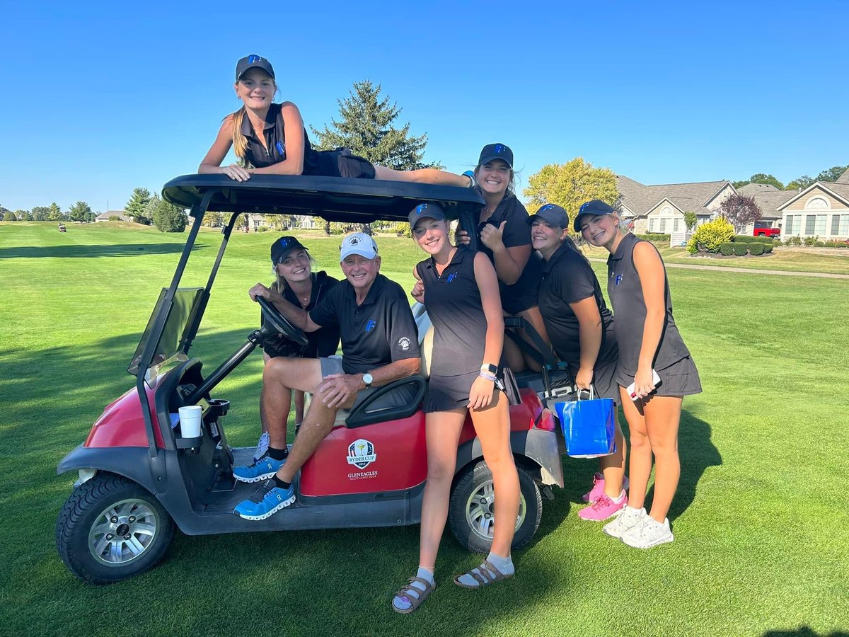 Today is National Girls and Women in Sports Day. My daughters <a href="/davidson_ashely/">Legendsgolfergirl</a> <a href="/ambrypga/">Ambry Bishop</a> have benefitted so much from sports. Thanks to <a href="/KUAthletics/">Kansas Jayhawks</a> <a href="/IUHoosiers/">Indiana Hoosiers</a> for giving them opportunities. For me thanks to <a href="/GoGrizzlyCubs/">Franklin Athletics</a> for giving me girls golf! <a href="/indianahsgolf/">Indiana HS Golf</a>