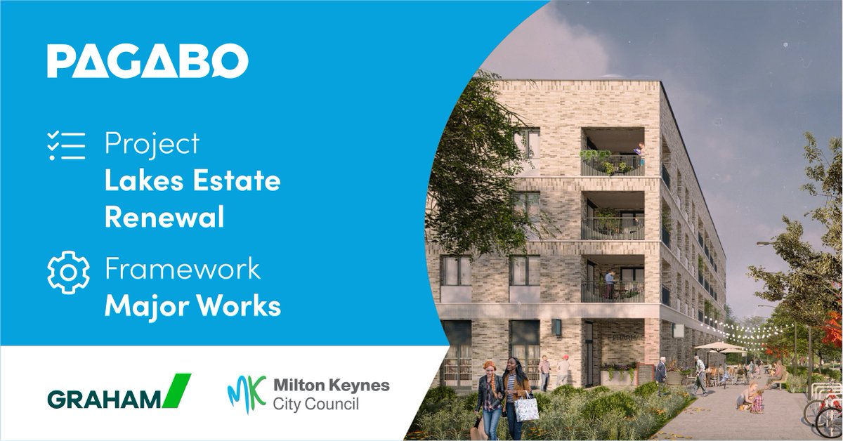 It's great to see @GRAHAMGroupUK selected for another #PagaboProcured project! @mkcouncil appointed them as the lead contractor for Phase A of the Lakes Estate Renewal Project in Bletchley following procurement through our Major Works Framework. Read on: pagabo.co.uk/news/milton-ke…