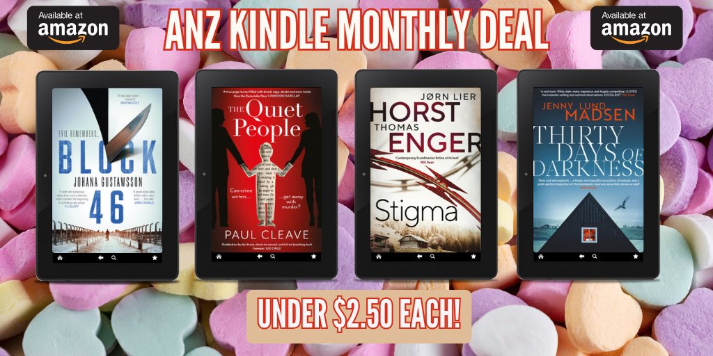 🇳🇿 ANZ Kindle Monthly Deals🇦🇺

A new month means BRAND NEW
#KindleMonthlyDeals and our #ANZ
#Kindle #Readers are in for a treat this month!

This February, Block 46 together with this amazing book is available for only $2.50 EACH!

bit.ly/3SwKXOl