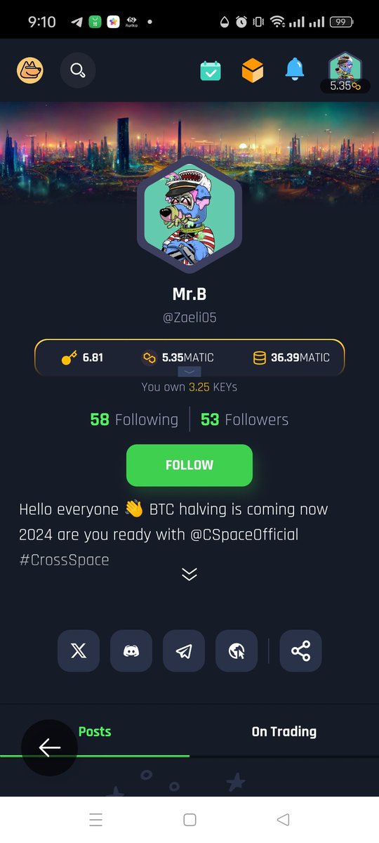 Zaeli05's tweet image. This is a good opportunity for me thanks CrossSpace for your cared.❤️

User: @Zaeli05

@MetaX_Social
@CSpaceOfficial #CrossSpace #BitDragon