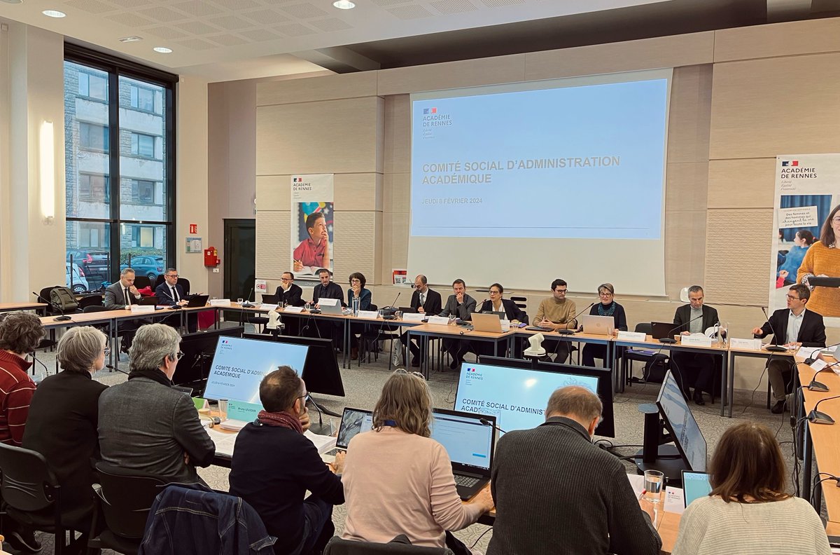 acrennes's tweet photo. Instance #CSAA | Le Comité social d’administration académique s’est déroulé ce matin, présidé par la Secrétaire Générale
👉 Lignes directrices relatives à la promotion et à la valorisation des parcours professionnels des personnels de l'académie
▶ Rapport social unique 2022 https://t.co/FoSLdth4Jt