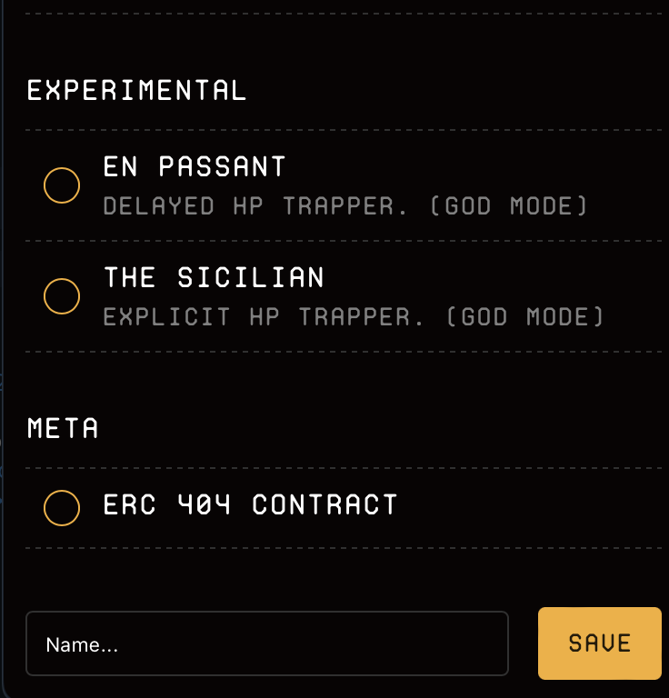 CheckmateTools's tweet image. As widely recognized, a recent trend has emerged in our midst. Bringing more volume back into the Ethereum Chain. Checkmate, in response to significant demand, has introduced a new category titled “META.”

Within this category, the ERC404 contract will now be featured, swiftly…
