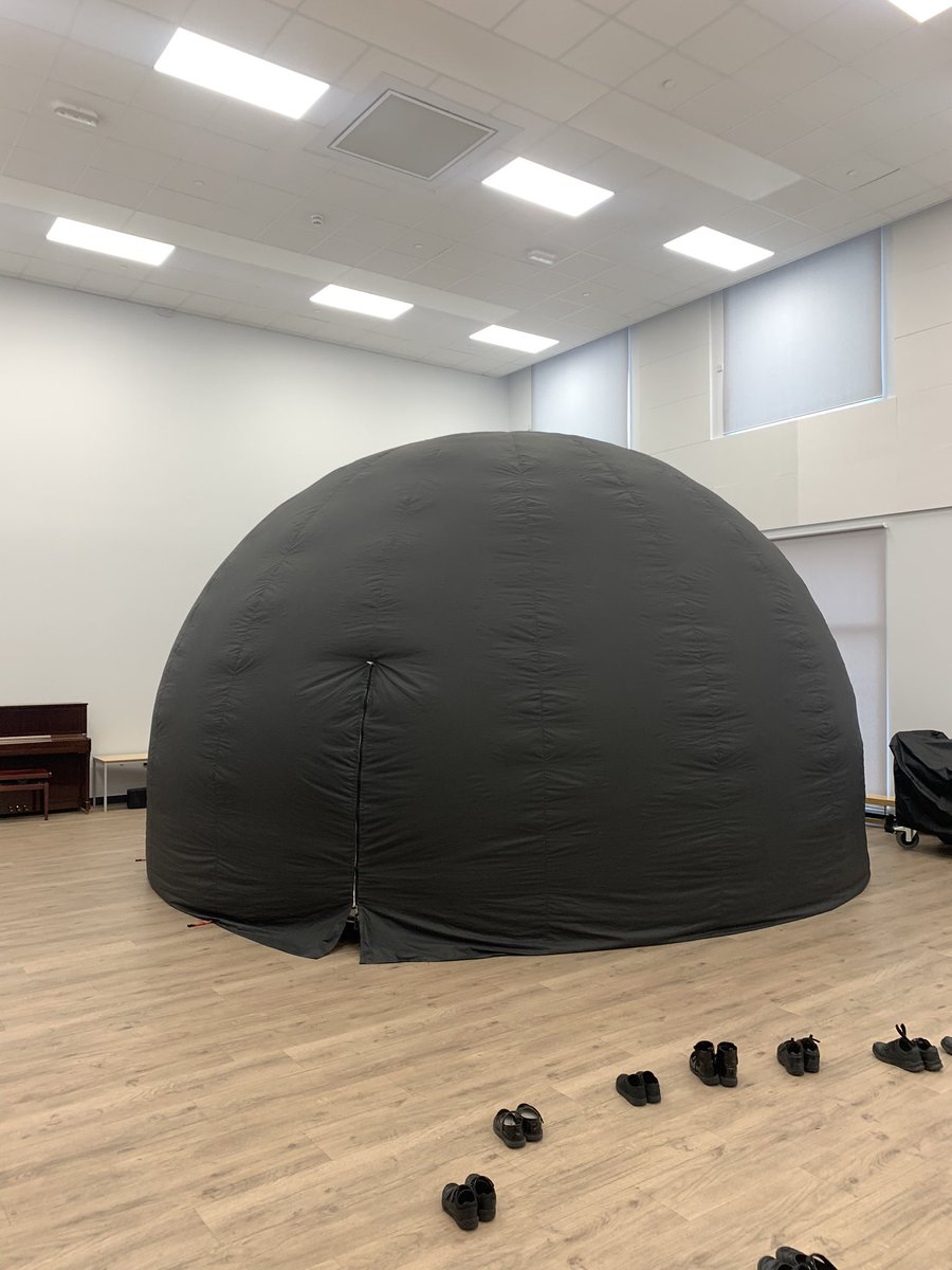 Our children are really enjoying the planetarium experience from <a href="/WinSciCentre/">Winchester Science Centre</a>. 🪐