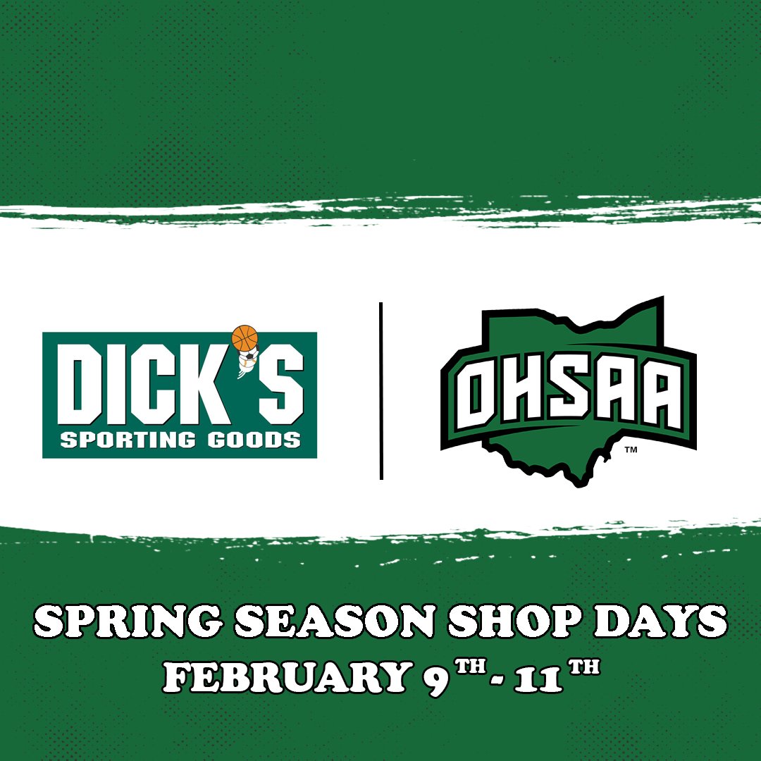 THIS WEEKEND stop at ANY OHIO @DICKS location for 20% off with the coupon linked below. bit.ly/4bqZjst