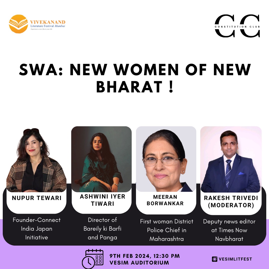Empowering the New Women of New Bharat. Embracing strength, resilience, and diversity as we celebrate the incredible contributions of women shaping our nation's destiny. #VLF2024 #NewWomen #Empowerment