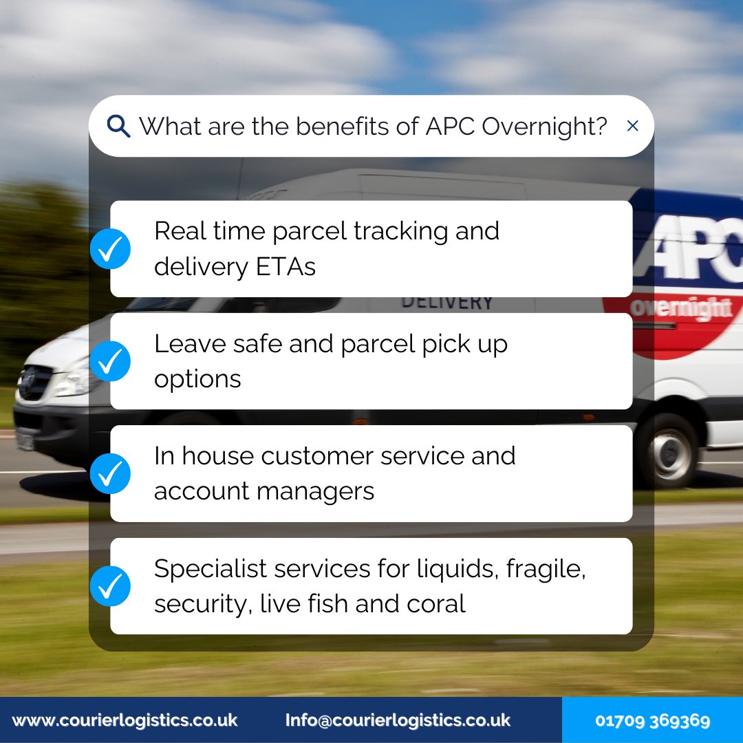 courierlog's tweet photo. APC Overnight is here to simplify your logistics journey with our specialised services and real-time parcel tracking. With our commitment to timely and efficient deliveries, we're rewriting the rules for a stress-free logistics experience.

Find out more: https://t.co/D4wHbzY4Yv https://t.co/XF8RwWTNFp