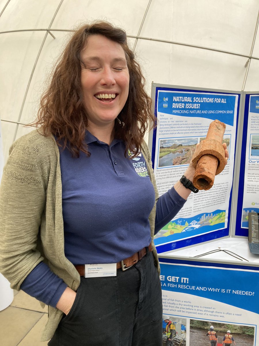 We’re at @SnifferScotland fantastic #FloodResillience2024 conference over the next two days. Excellent case studies, and catching up with members of the floodrisk, climate adaptation and river restoration network. Great to visit the @ForthRiversT stand earlier 💧🌎🍃