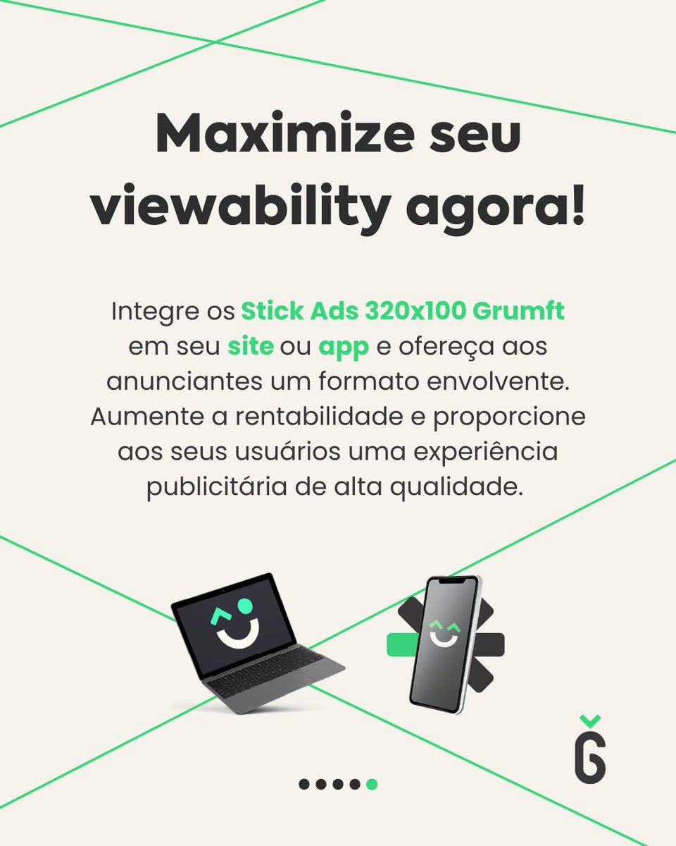 grumft's tweet image. Conheça o potencial dos Stick Ads 320x100 Grumft: viewability máxima, impacto visual e personalização flexível. Anunciantes e publishers, descubram esse formato juntos! 💡🚀

Fale agora com o seu gerente de contas! 🚀✨

#StickAds #FormatodeAnúncio #MídiaProgramática #Publicidade