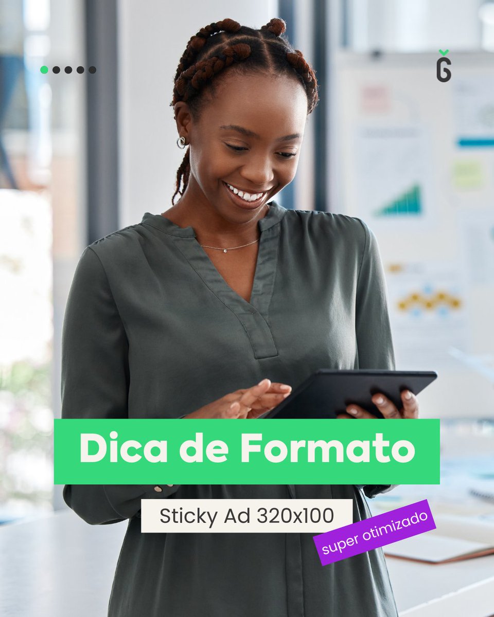 grumft's tweet image. Conheça o potencial dos Stick Ads 320x100 Grumft: viewability máxima, impacto visual e personalização flexível. Anunciantes e publishers, descubram esse formato juntos! 💡🚀

Fale agora com o seu gerente de contas! 🚀✨

#StickAds #FormatodeAnúncio #MídiaProgramática #Publicidade
