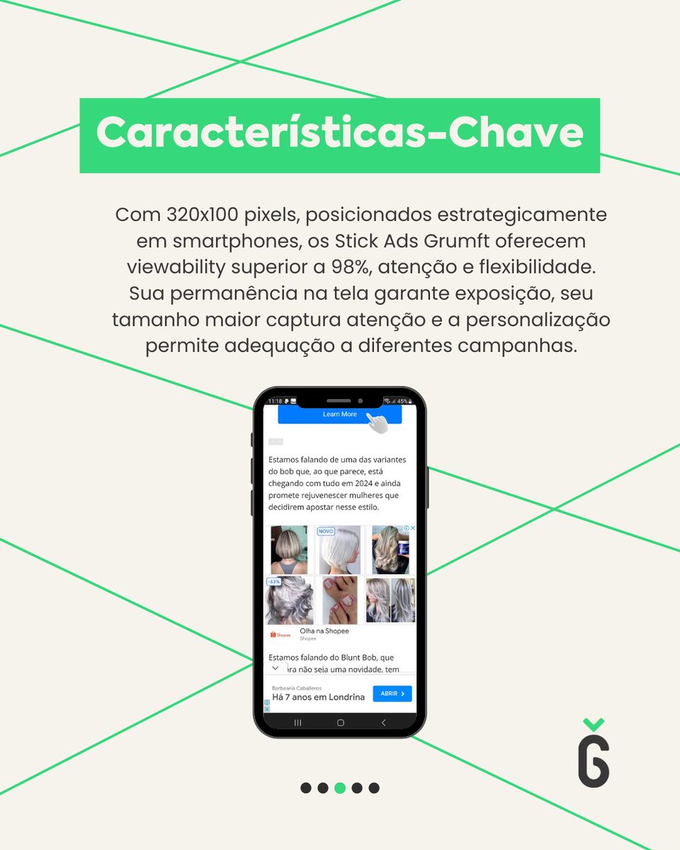 grumft's tweet image. Conheça o potencial dos Stick Ads 320x100 Grumft: viewability máxima, impacto visual e personalização flexível. Anunciantes e publishers, descubram esse formato juntos! 💡🚀

Fale agora com o seu gerente de contas! 🚀✨

#StickAds #FormatodeAnúncio #MídiaProgramática #Publicidade