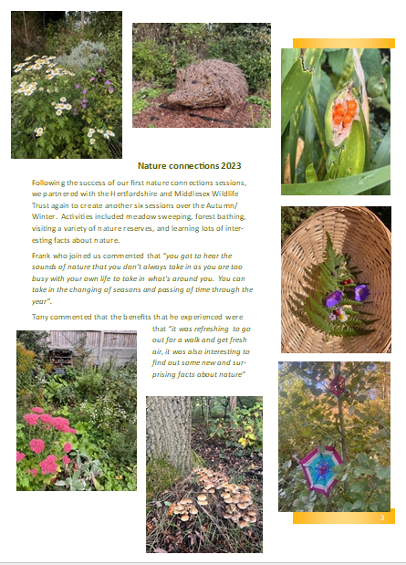 Murphlemurph's tweet photo. Our latest coproduced newsletter is out from our #IIRMS community. A couple of the pages of contribution from people on probation. A celebration of our achievements, opinions, thought & poems #OccupationalTherapy #ProbationOT https://t.co/DsbYawkE4D