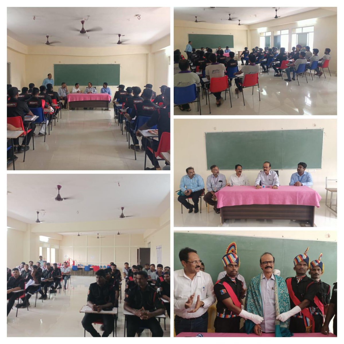 AP_Skill's tweet photo. Hon'ble @AP_Skill Chairman Sri #KonduruAjayReddy and @SEEDAP_AP CEO Sri #MKVSrinivasulu Visited #SkillCollege at T,TDC @vzmgoap and Interacted with ongoing Retail Sales Associate batch Trainees and gave the valuable directions to the trainees to grow in their career. https://t.co/Ig0VF5effI