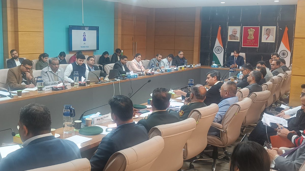 The 65th #NPG meeting was held today to discuss five projects pertaining to road, rail and urban transit  from #MoRTH, #MoR, #MoHUA.  The project were evaluated from the perspective of #integratedplanning and synchronized implementation based on the #PMGatiShakti principles.